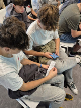 Fotogalerie Jak se efektivně učit – tematický workshop v městské knihovně s IT1. B, foto č. 4