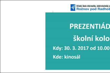 Foto k aktualitě Prezentiáda - školní kolo dne 30. 3. 2017 