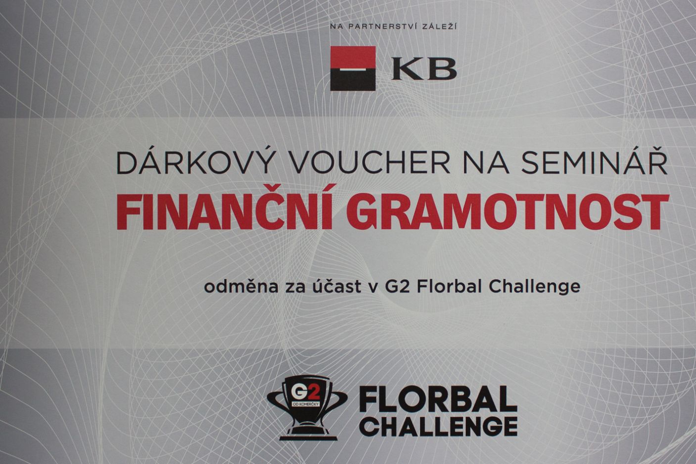  Přednáška o finanční gramotnosti