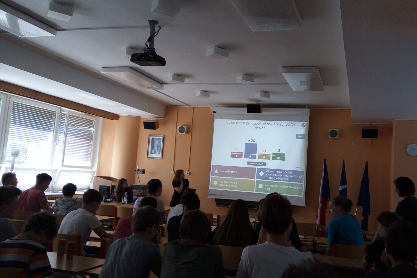  Přednáška pro studenty 1. a 3. ročníků na téma: Reklamace snadno a rychle