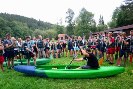 Foto k aktualitě Vodácký kurz 2 - Vltava 2019