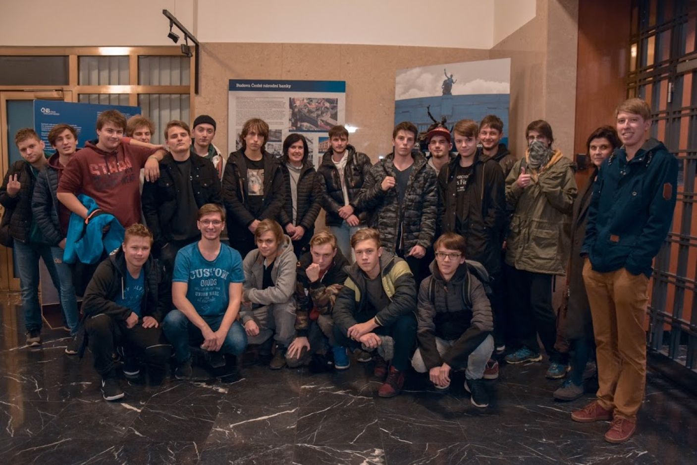  ZI4.A na exkurzi v ČNB Praha