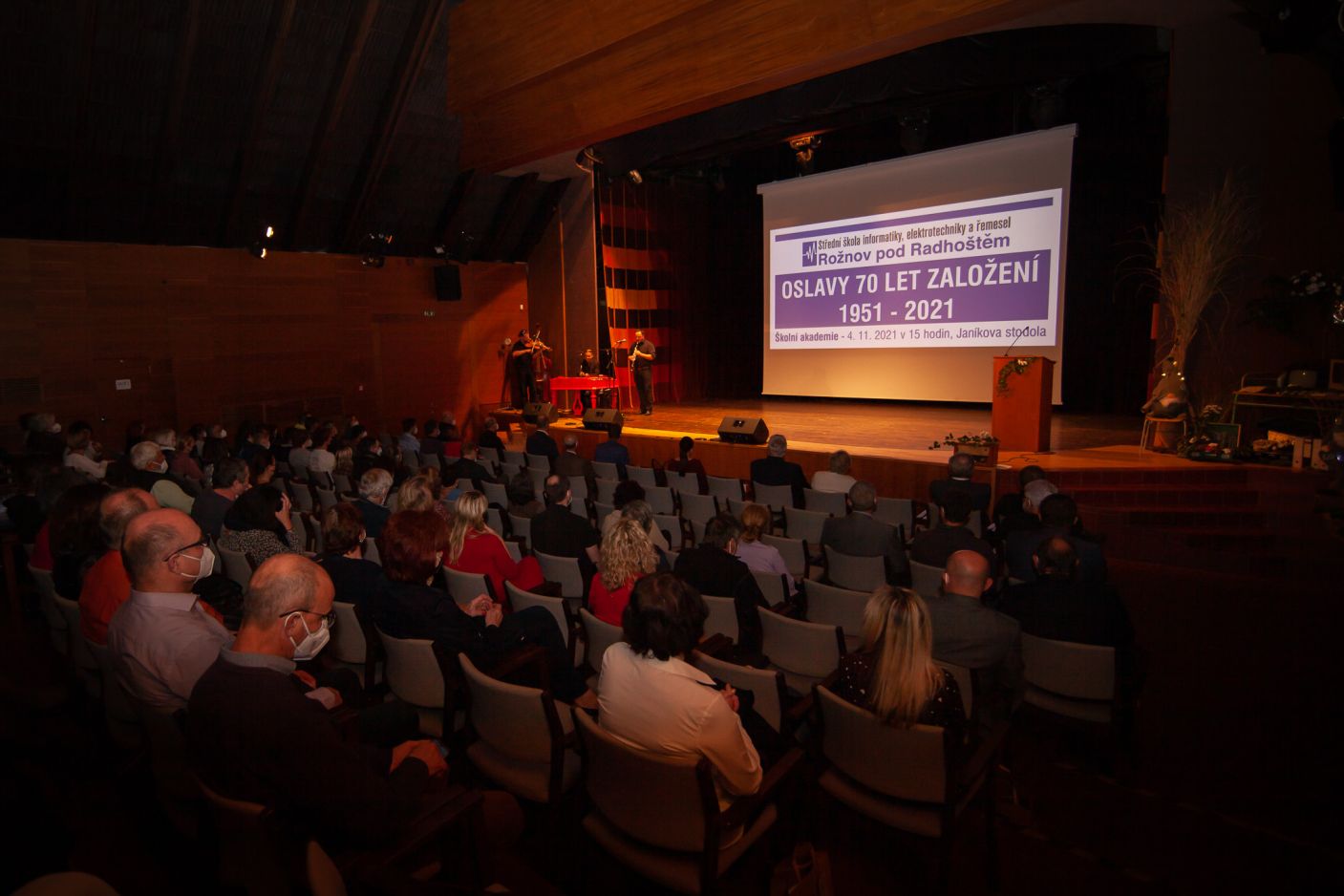  Školní akademie v rámci oslav 70. výročí založení školy