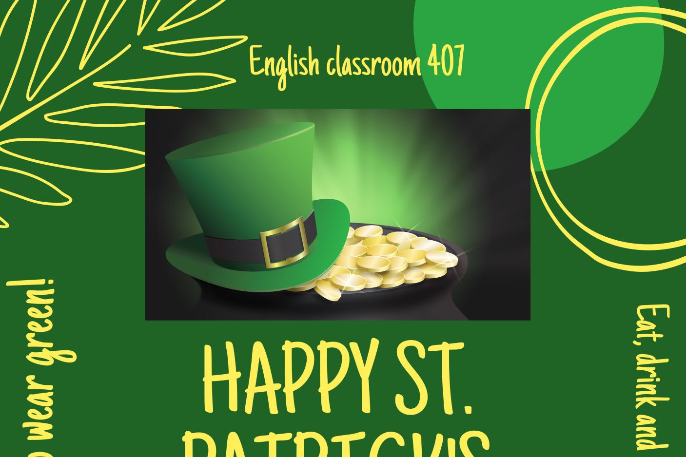  St. Patrick's Day is coming soon!!