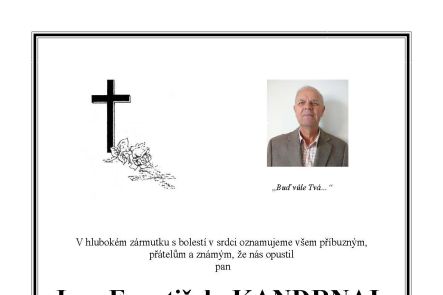 Foto k aktualitě Odešel emeritní ředitel školy Ing. František Kandrnal