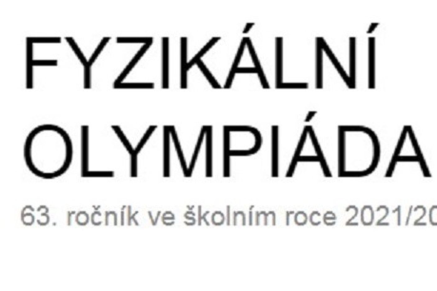  Fyzikální olympiáda