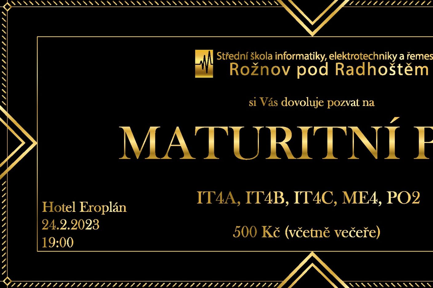  Maturitní ples 2023