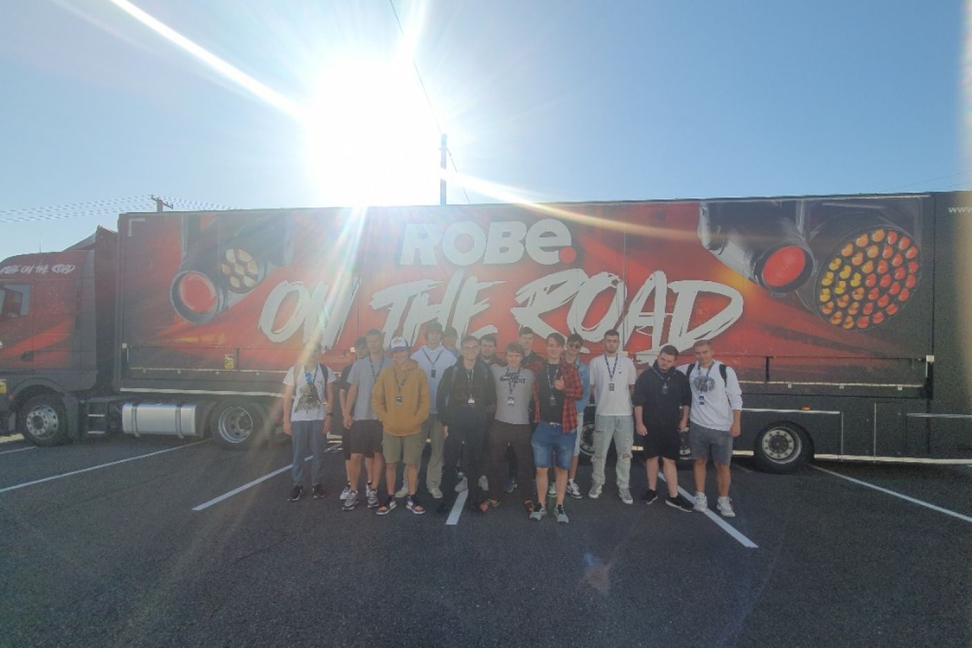  IT4.C na odborné exkurzi v ROBE lighting s. r. o.