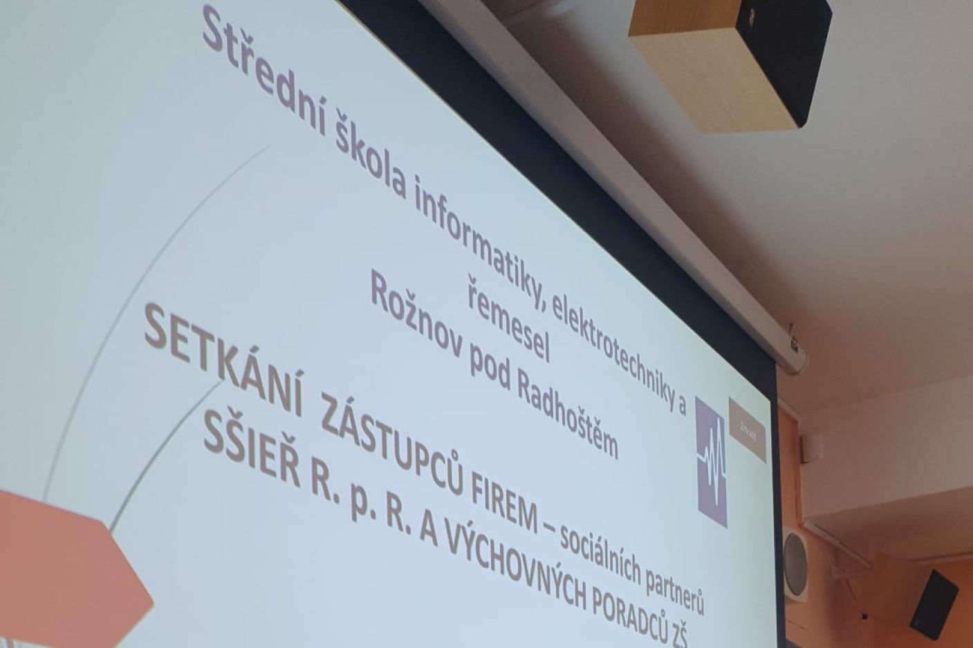  Setkání zástupců firem – sociálních partnerů SŠIEŘ – a výchovných poradců ZŠ