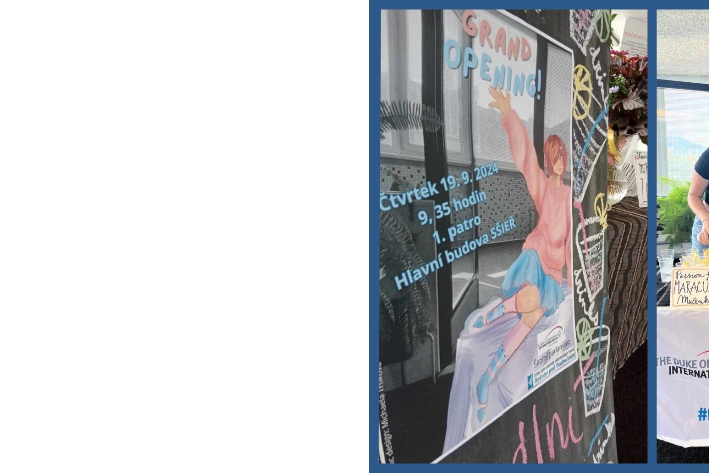  Oficiální otevření relaxačních prostor pro žáky v 1. patře SŠIEŘ