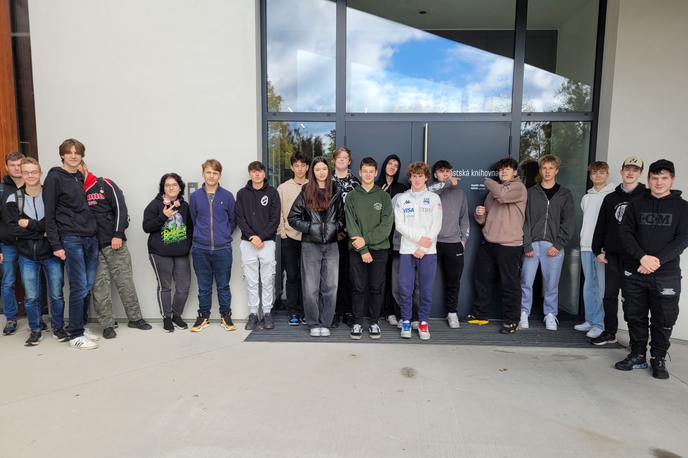  Exkurze IT1C po knihovně
