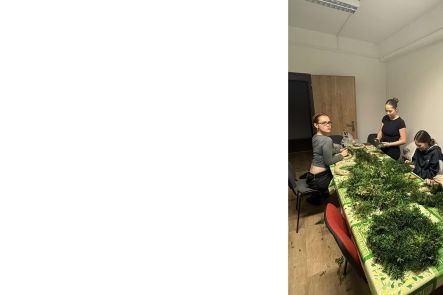 Foto k aktualitě  Výroba adventních věnců na domově mládeže