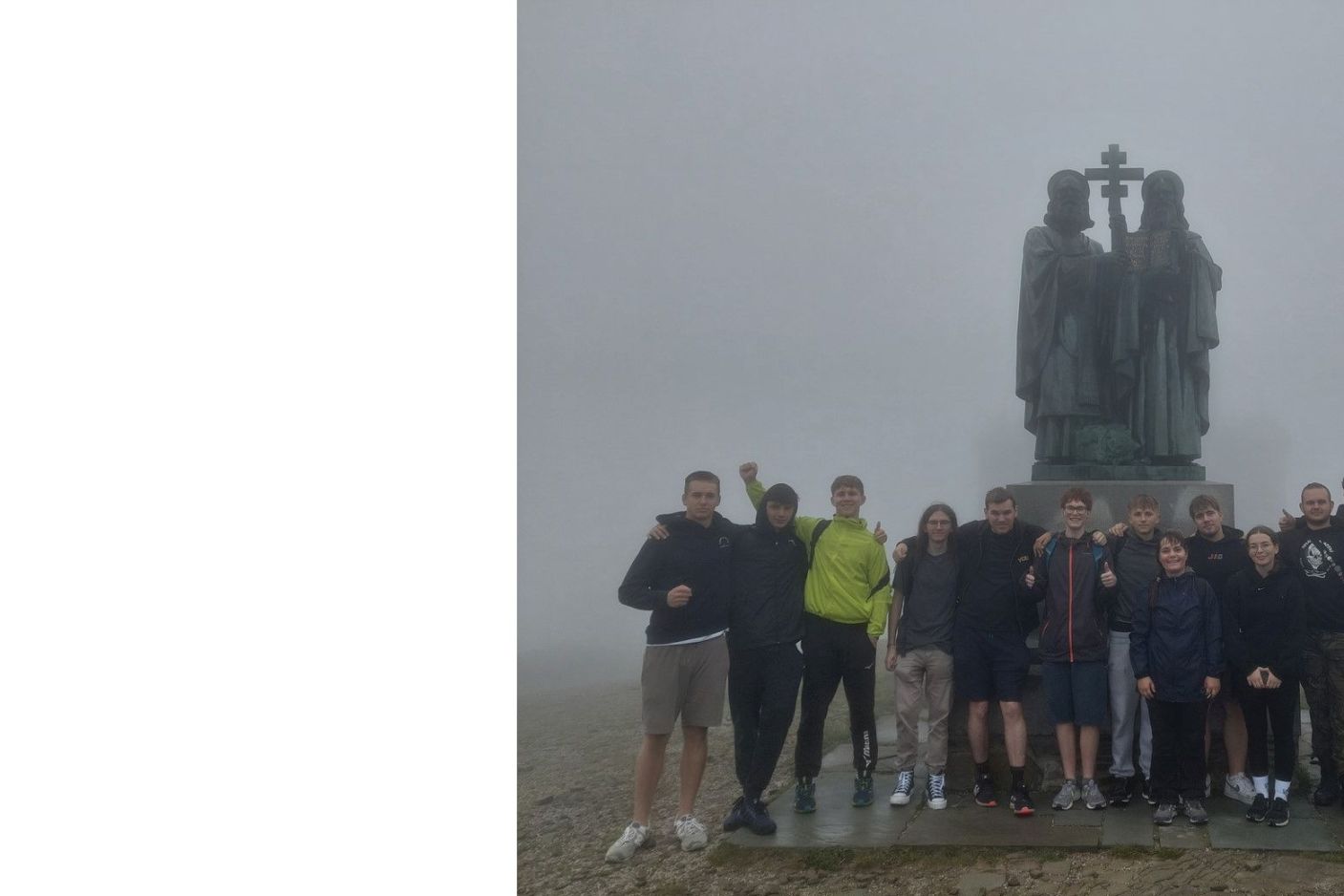  Na horu Radhošť s novým parťákem…aneb IT3. B spolu a rádi