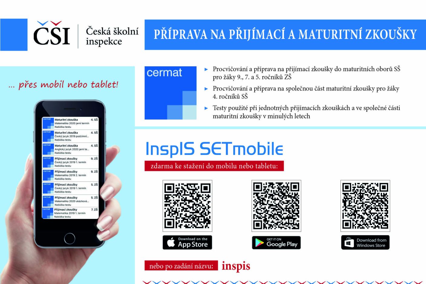 Příprava žáků na přijímací a maturitní zkoušky