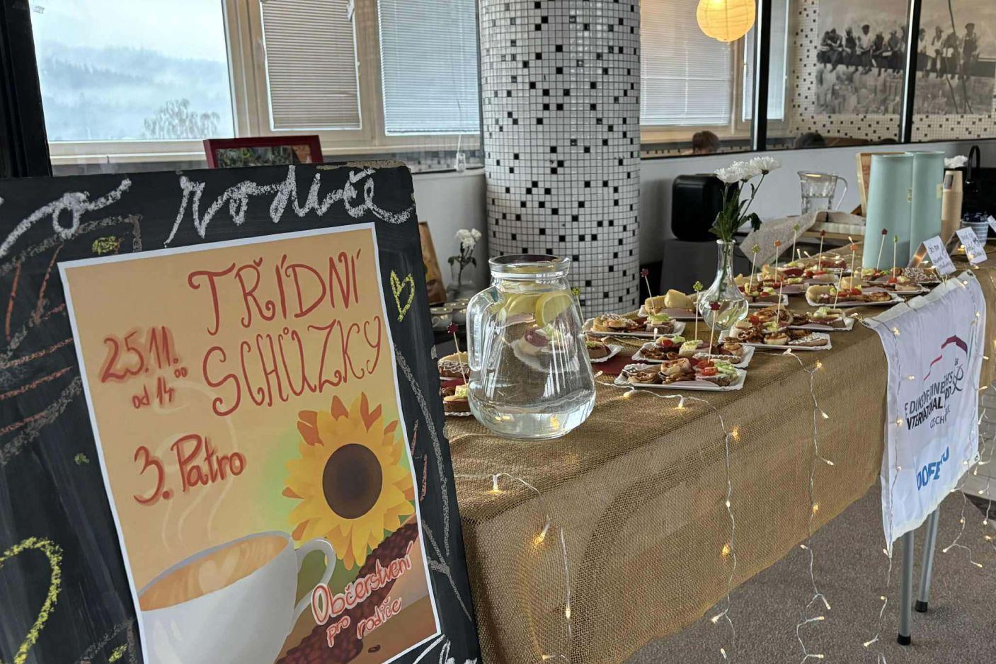  Příjemná atmosféra třídních schůzek s podporou žáků DOFE