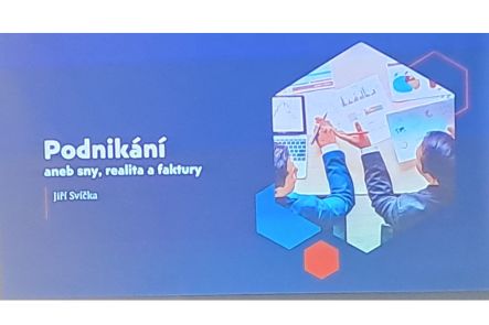 Foto k aktualitě Přednáška o začínajícím podnikání v předmětu ekonomika