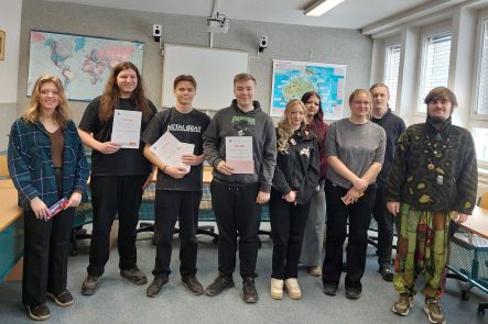 Foto k aktualitě Matyáš Pavlát (IT3A) vítězem okresního kola olympiády v AJ!