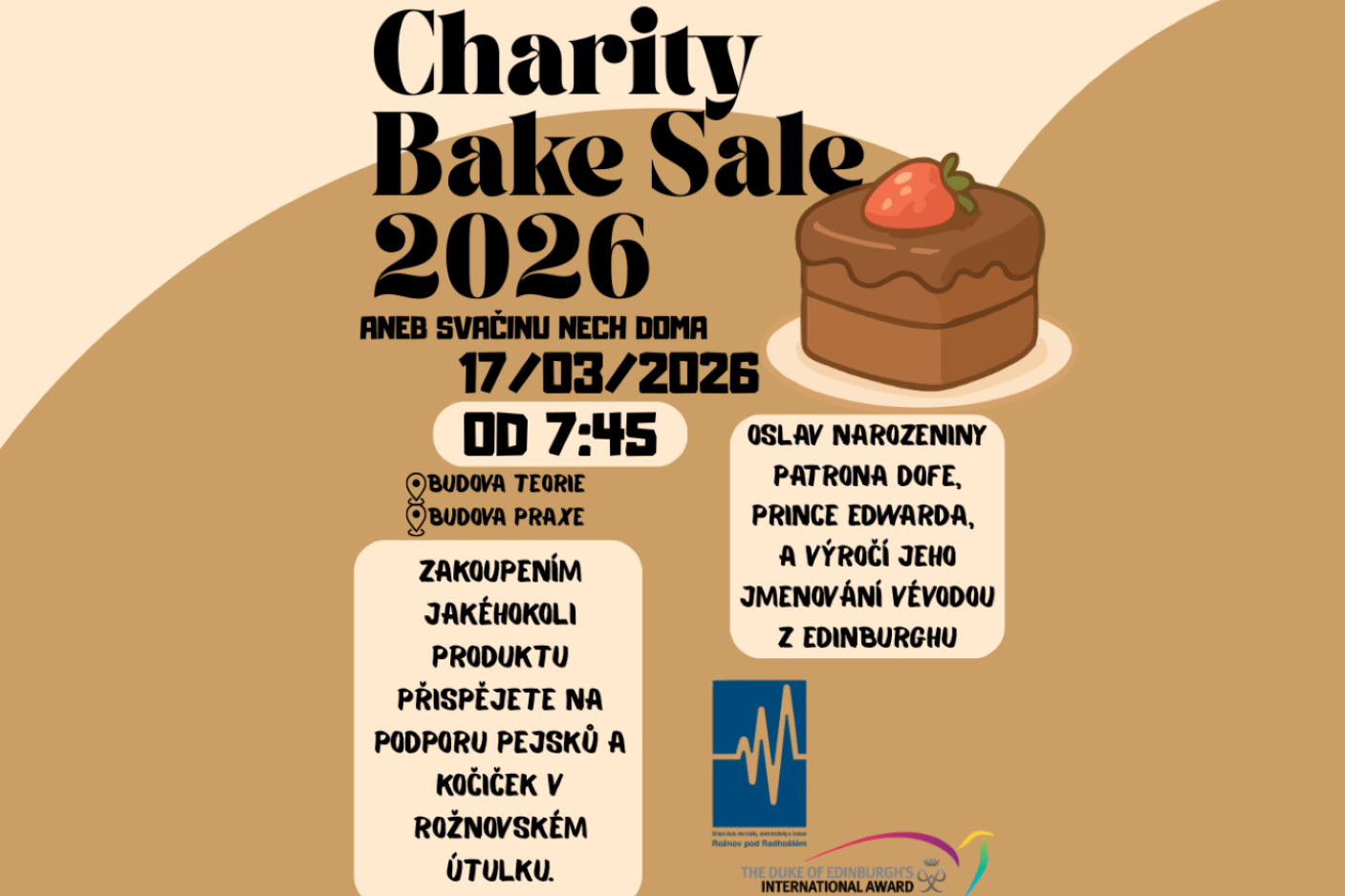  Charity Bake Sale 2026 – aneb svačinu nech doma