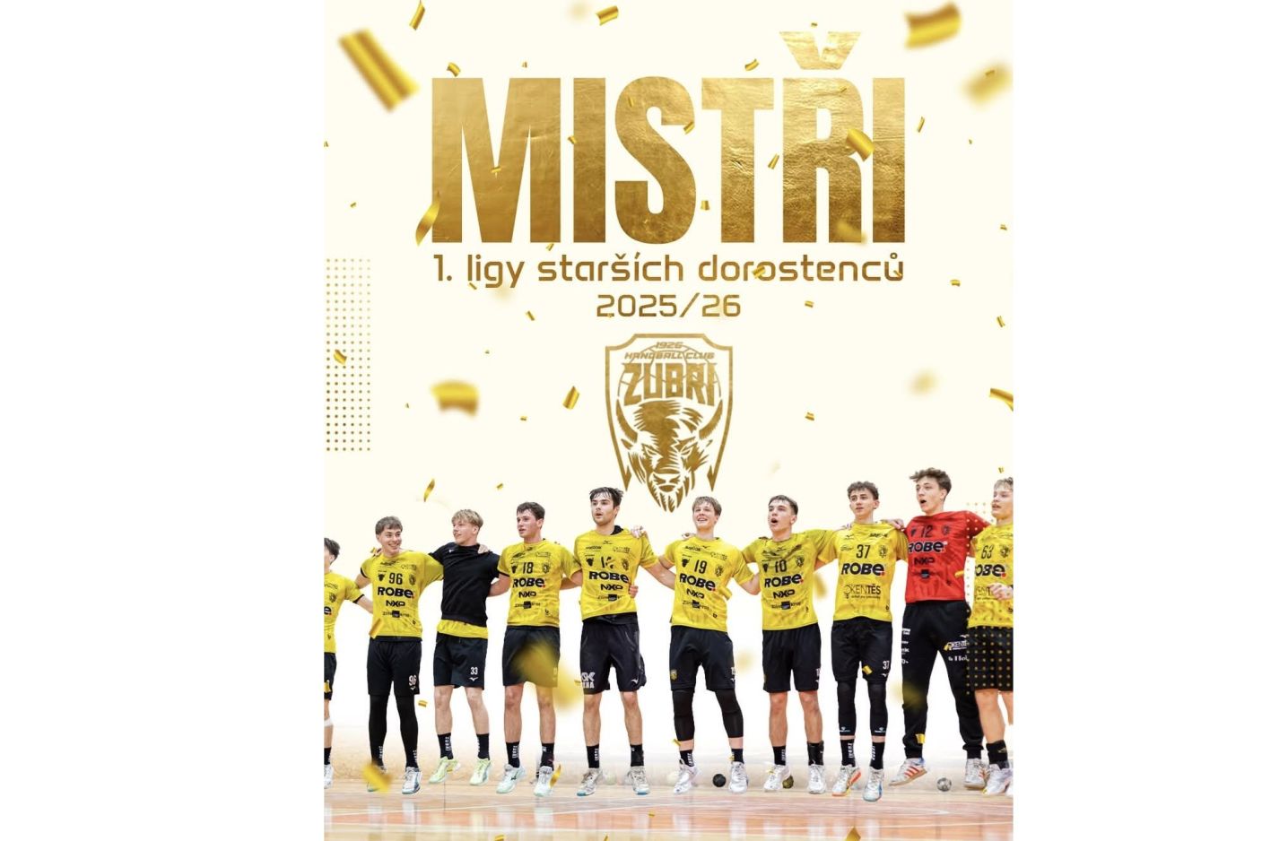  Sportovní naděje naší školy – Hráči házené – 1. liga mladšího a staršího dorostu