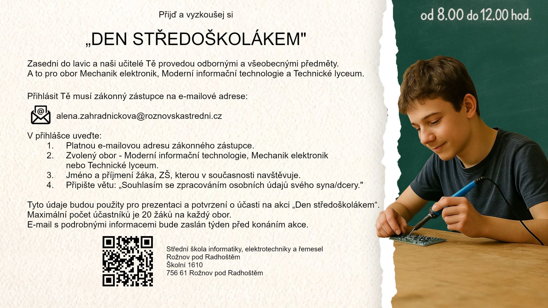 Slider - „DEN STŘEDOŠKOLÁKEM"